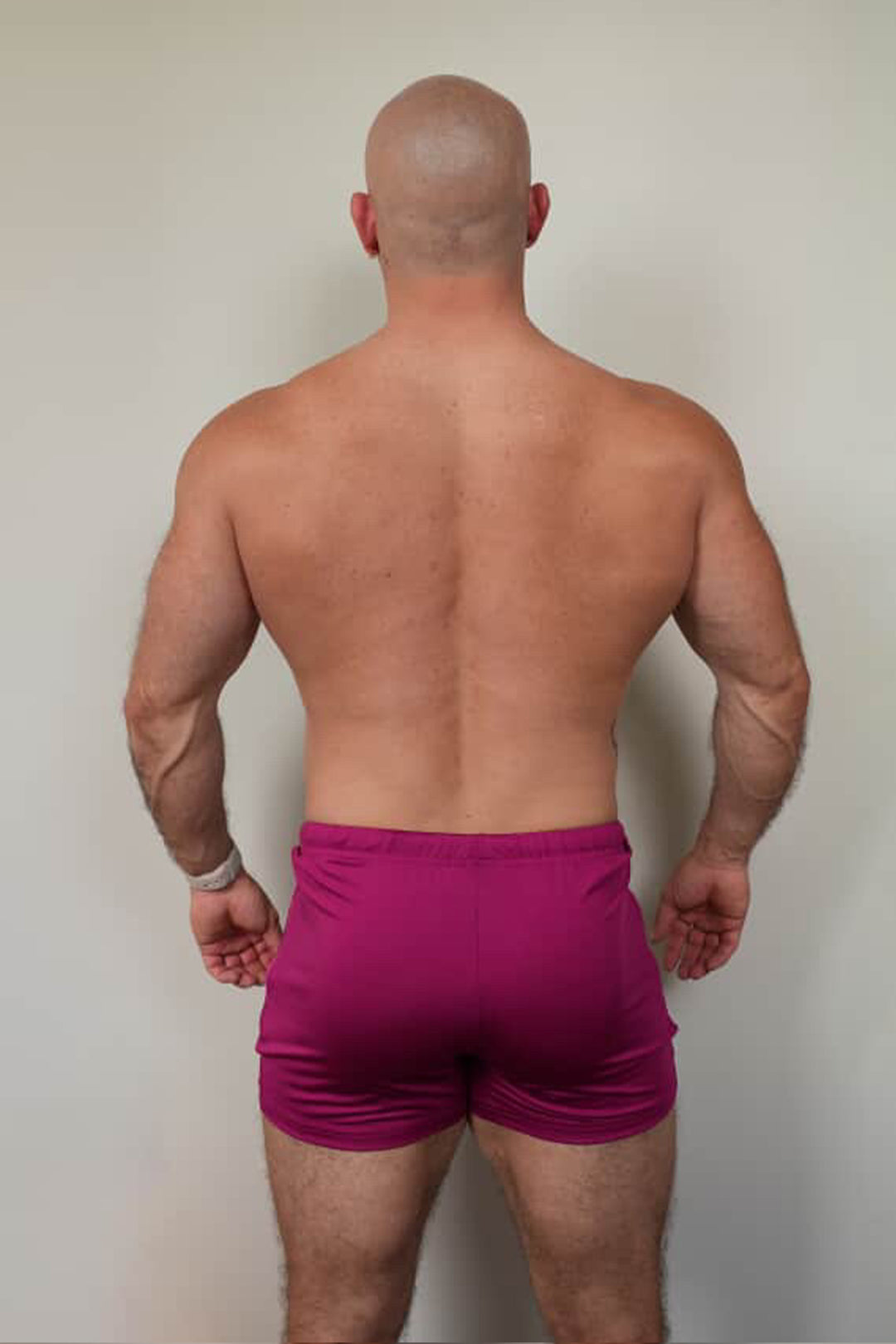 Karma 2" Short Shorts with Zipper Pockets - Miss Magenta
