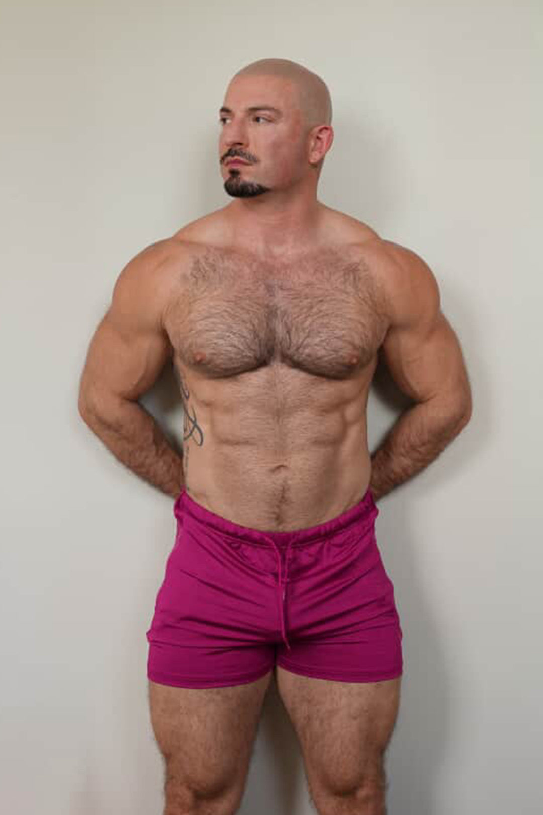 Karma 2" Short Shorts with Zipper Pockets - Miss Magenta